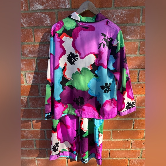 Natori Tsubaki floral-print pajama set - Picture 5 of 7